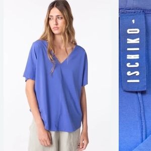 ISCHIKO OSKA Cornflower Upland T- Shirt Size Small